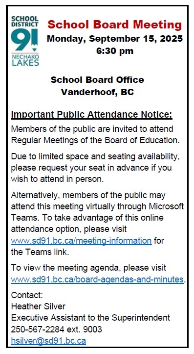 BM Announcement September 15 2025